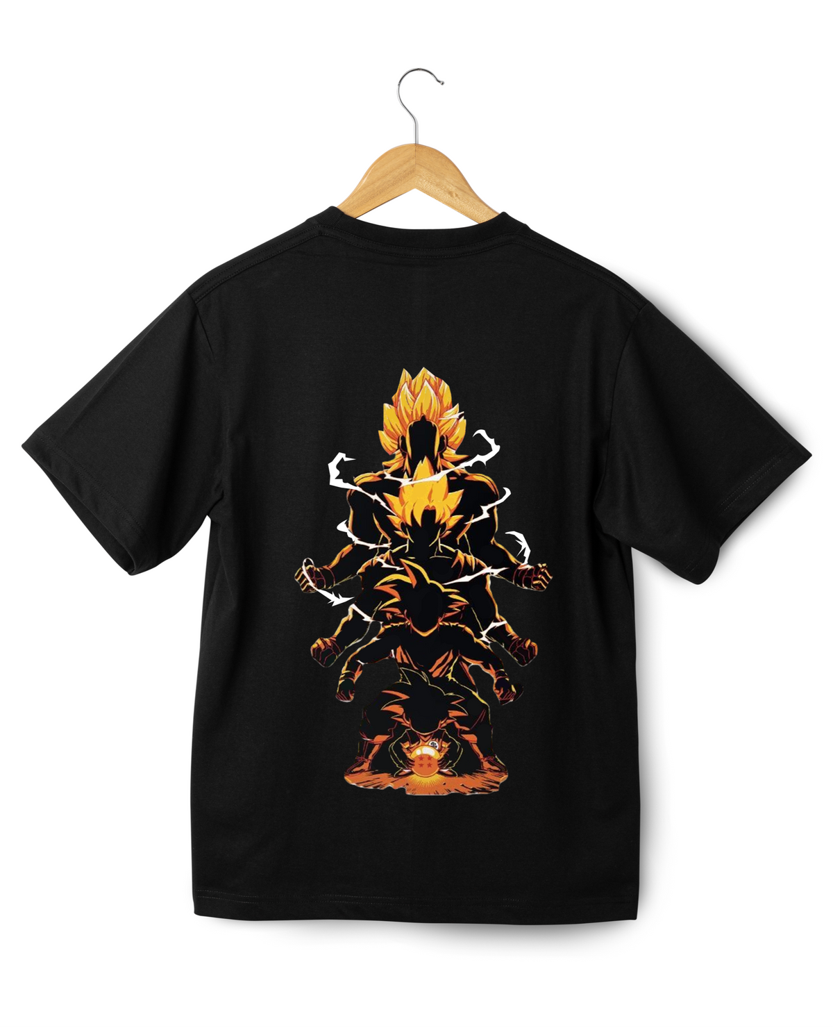 Evolution of Goku Unisex Oversized T-Shirt