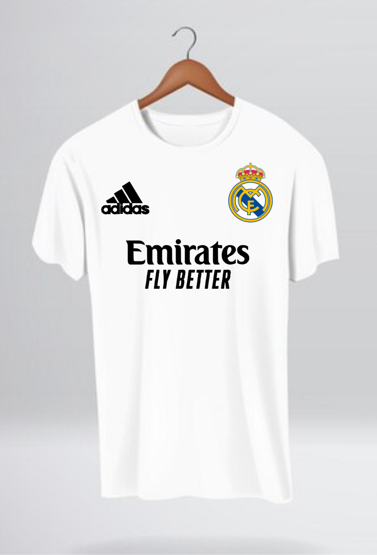 Real Madrid Unisex Half Sleeve T-Shirt